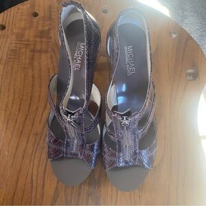 Michael‎ Kors Women's Brown Sandals Heels 11